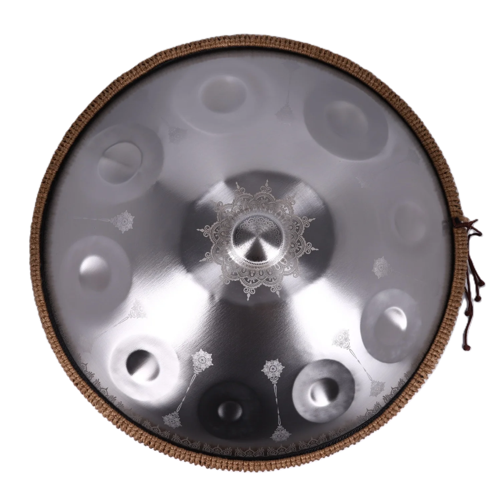 Authentic Handpan Mandala D Minor 432 hz 10 tones 56 cm  22