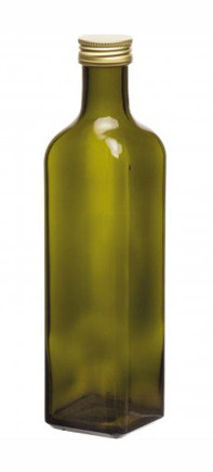 1L Fľaša sklo na oleje alebo drogériu