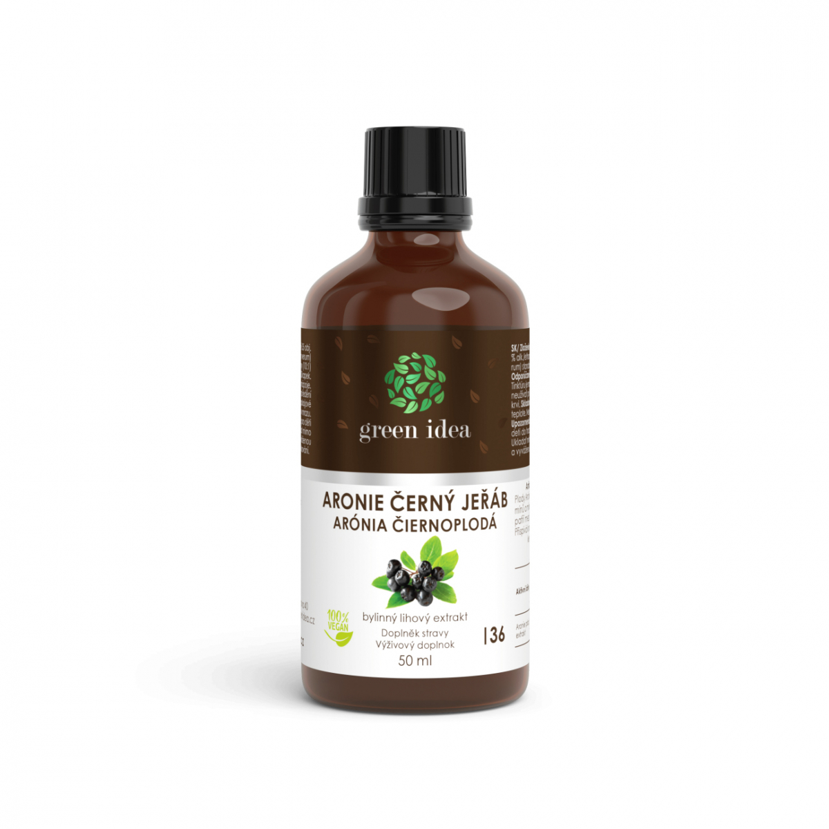Arónia čiernoplodá tinktúra - kvapky - Antioxidant, únava