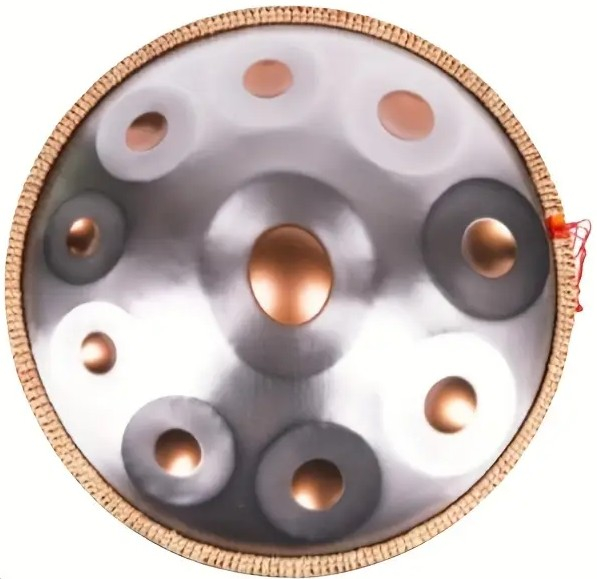 Authentic Handpan D Kurd Minor 440 hz 10 tones 56 cm  22