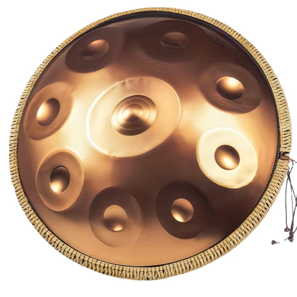 Authentic Handpan D Minor 440 Hz 9 tones 46 cm