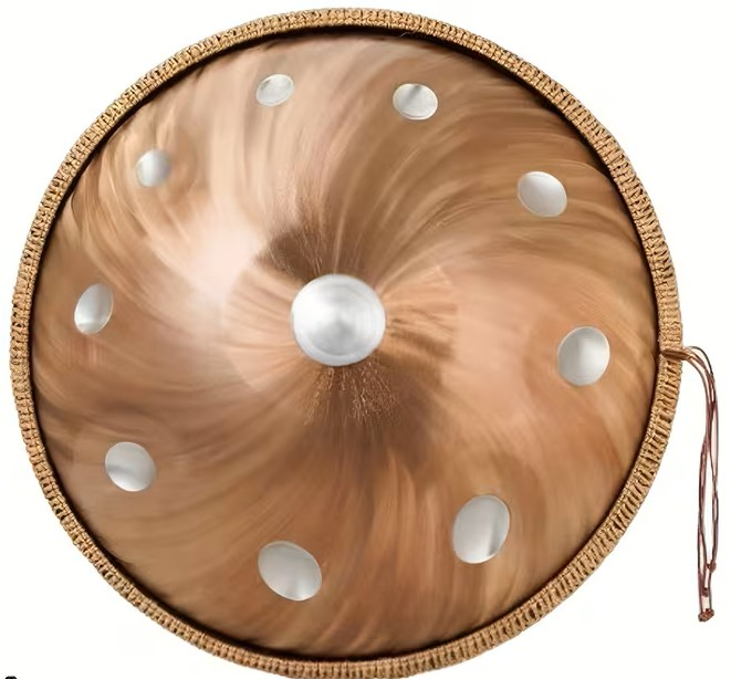 Authentic Handpan D Minor 440hz 10 tones 56 cm 22