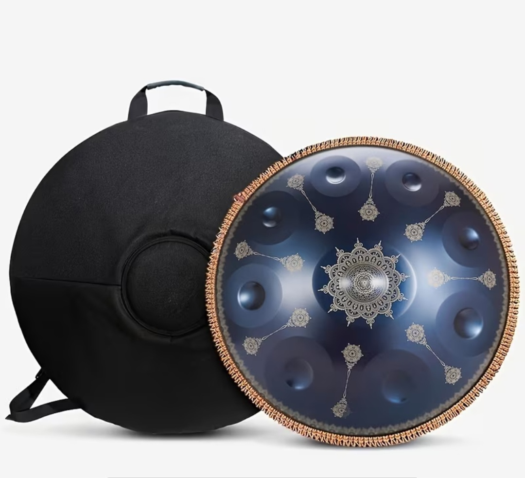 Authentic Handpan Mandala D Minor 432 hz 10 tones 56 cm  22
