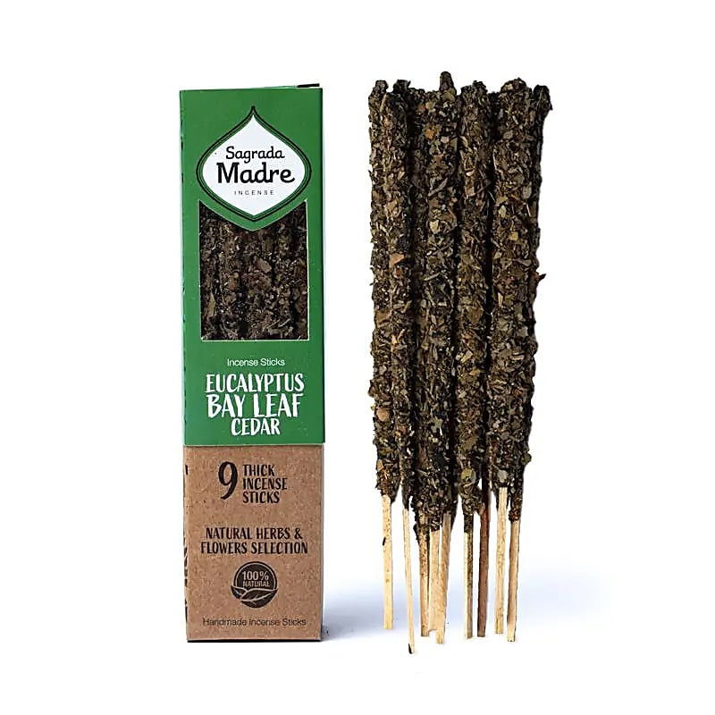 Bylinné tyčinky Sagrada Madre - Eukalyptus, vavrín a céder