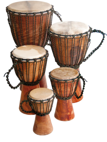 Djembe Bali Beginner Mahagón 60cm