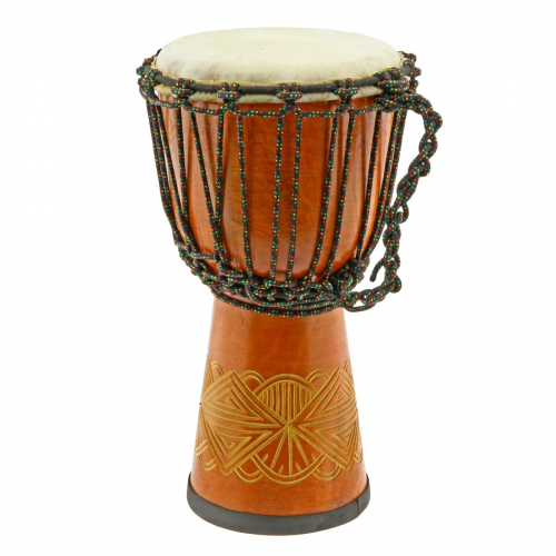 Djembe Beginner Bali Mahagón s rezbou 50cm