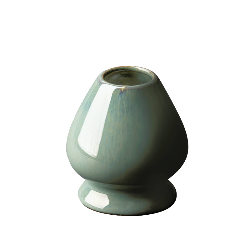 Držiak na matcha metličku „Tiruburu“ (chasentate) – modrozelený