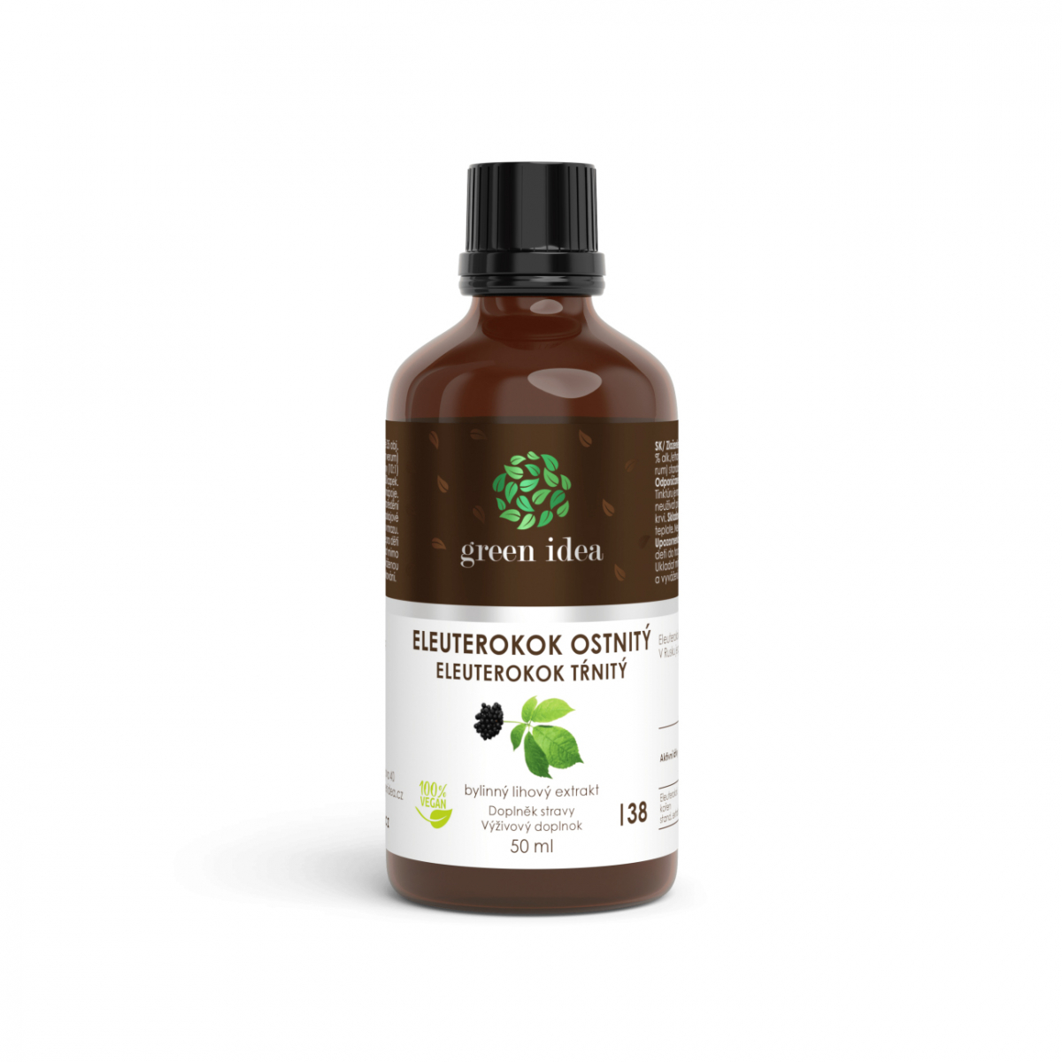 Eleuterokok ostnatý tinktúra - kvapky - Adaptogén