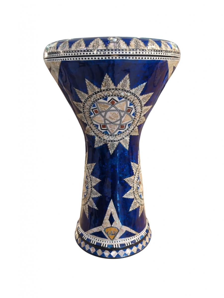 Gawharet EL Fan - 8.75” x 17”  Doumbek (Darbuka)  Mother of pearl M22-6222