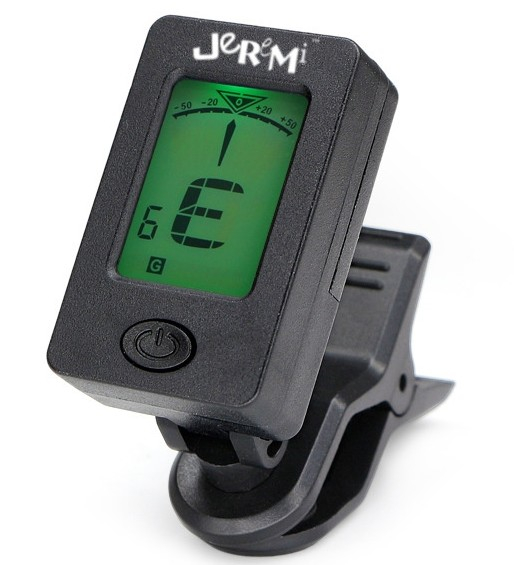 Gitarová ladička s LCD displejom Jeremi A9 čierna