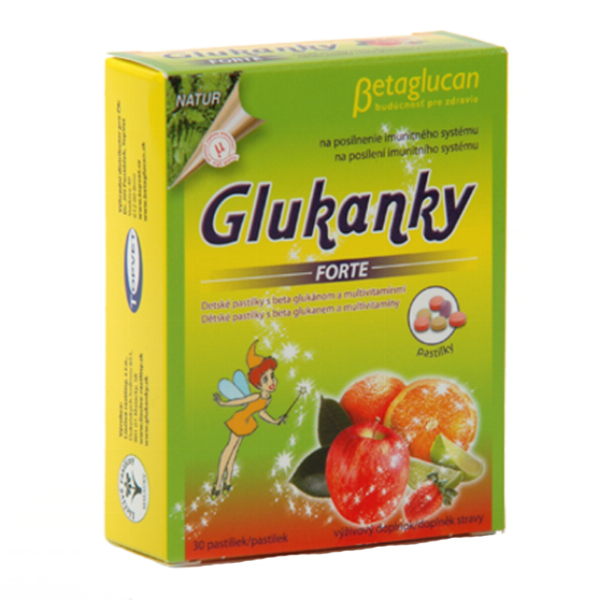 Glukánky forte - Detské pastilky na imunitu, 30ks