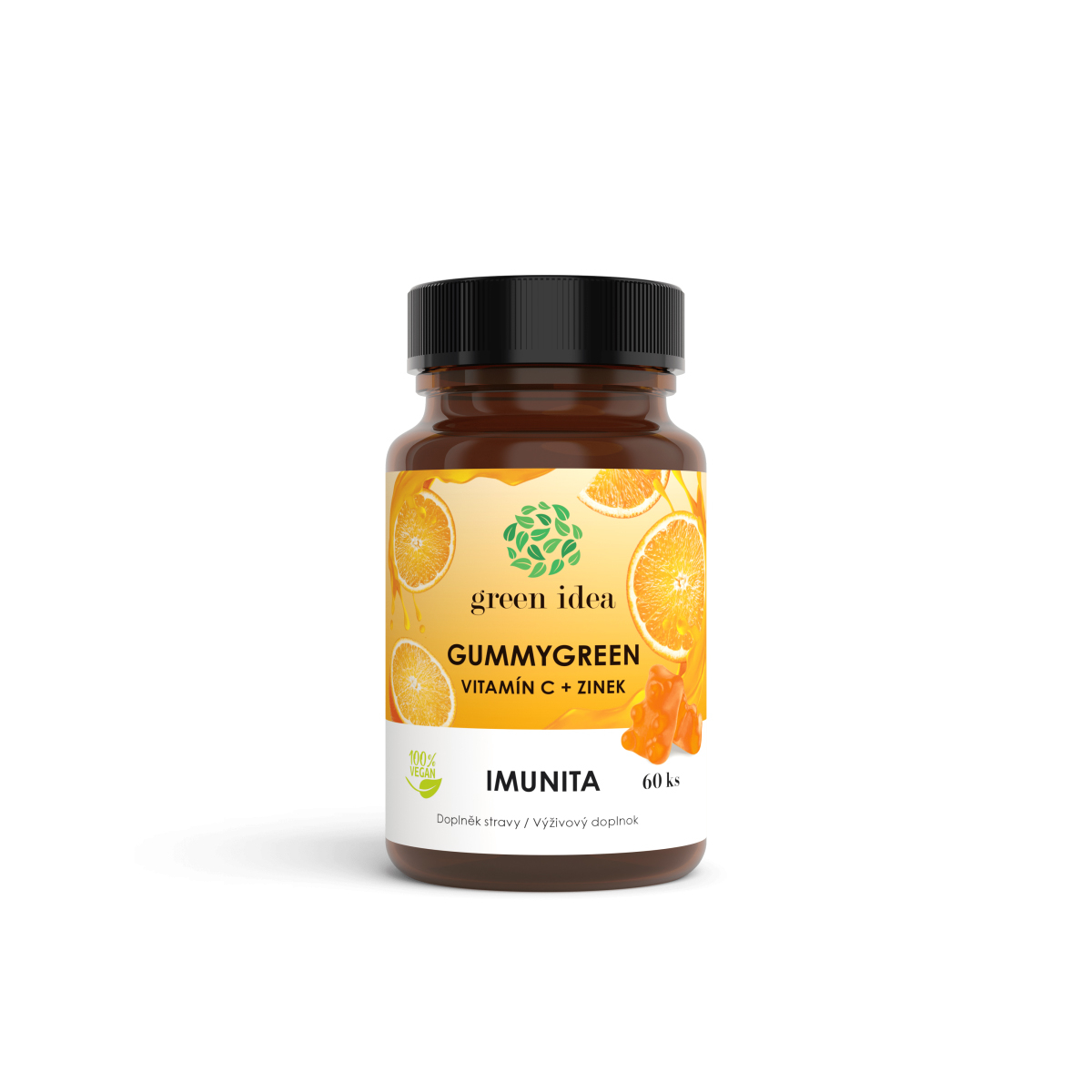 GUMMYGREEN - Vitamín C a Zinok, 60ks