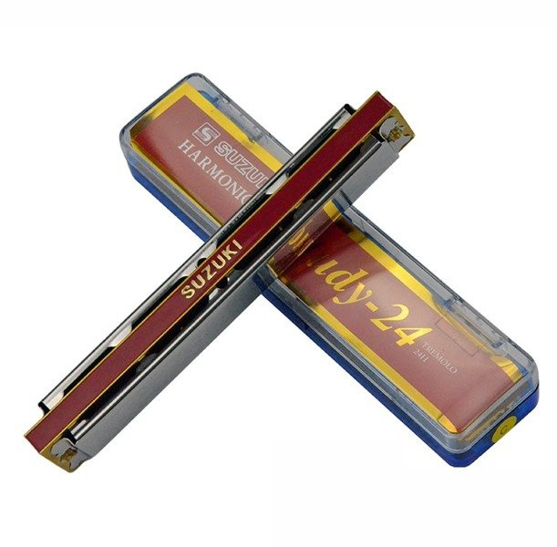 Harmonika Suzuki STUDY v tónine C - 24 otvorov, 48 tónov