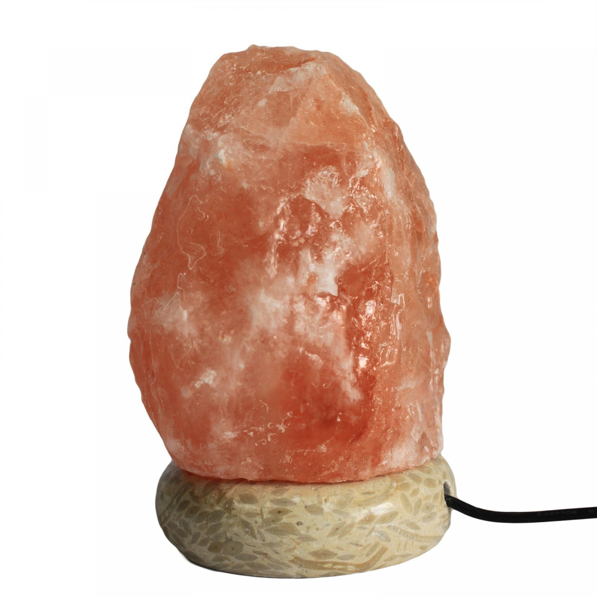 Himalájska soľná lampa s podstavcom - 11,5cm