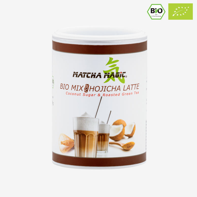 Hojicha Latte BIO zmes – 200 g (pražený zelený čaj + kokosový cukor)