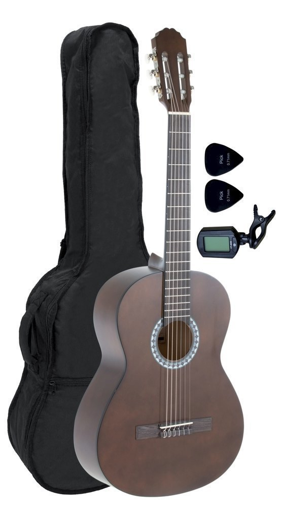 Klasická gitara GEWA Classical guitar Basic Set 4/4 walnut