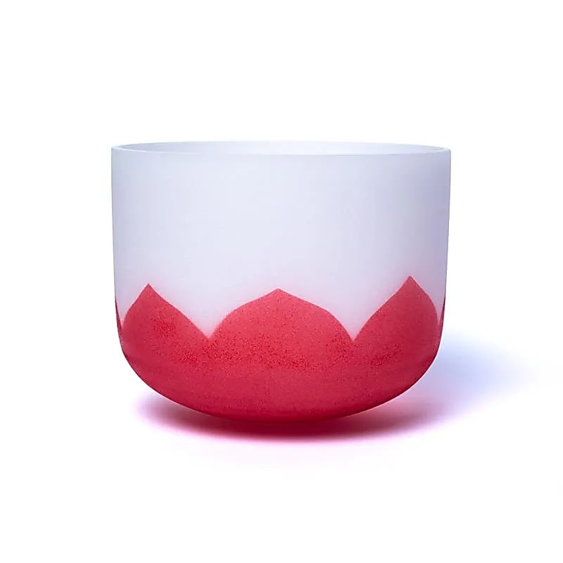 Kryštálová spievajúca miska Lotos - Chakra 1 - 20cm, C-tón, 432Hz