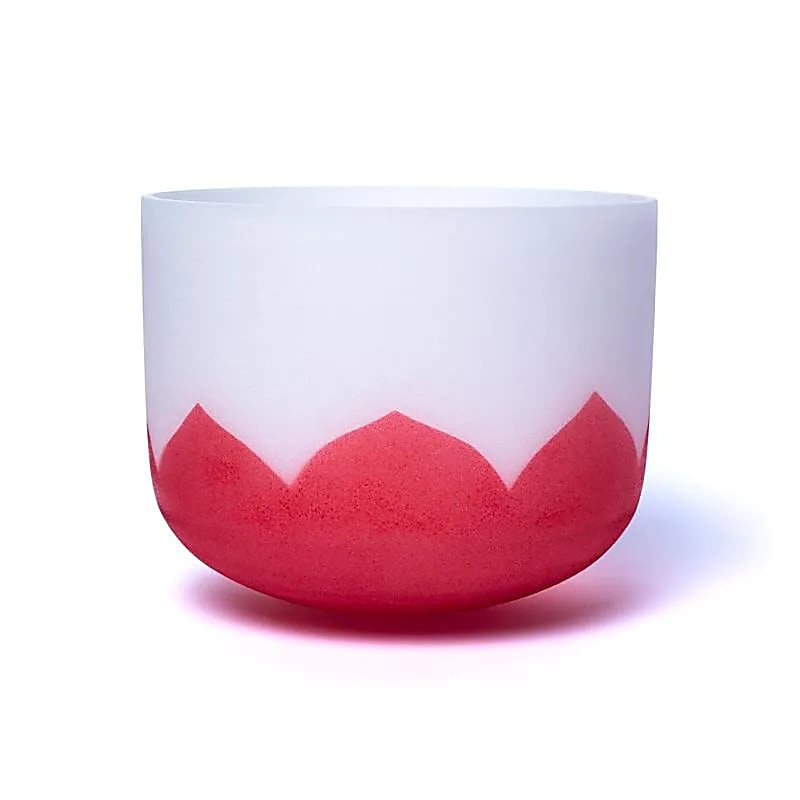 Kryštálová spievajúca miska Lotos - Chakra 1 - 30cm, C-tón, 432Hz