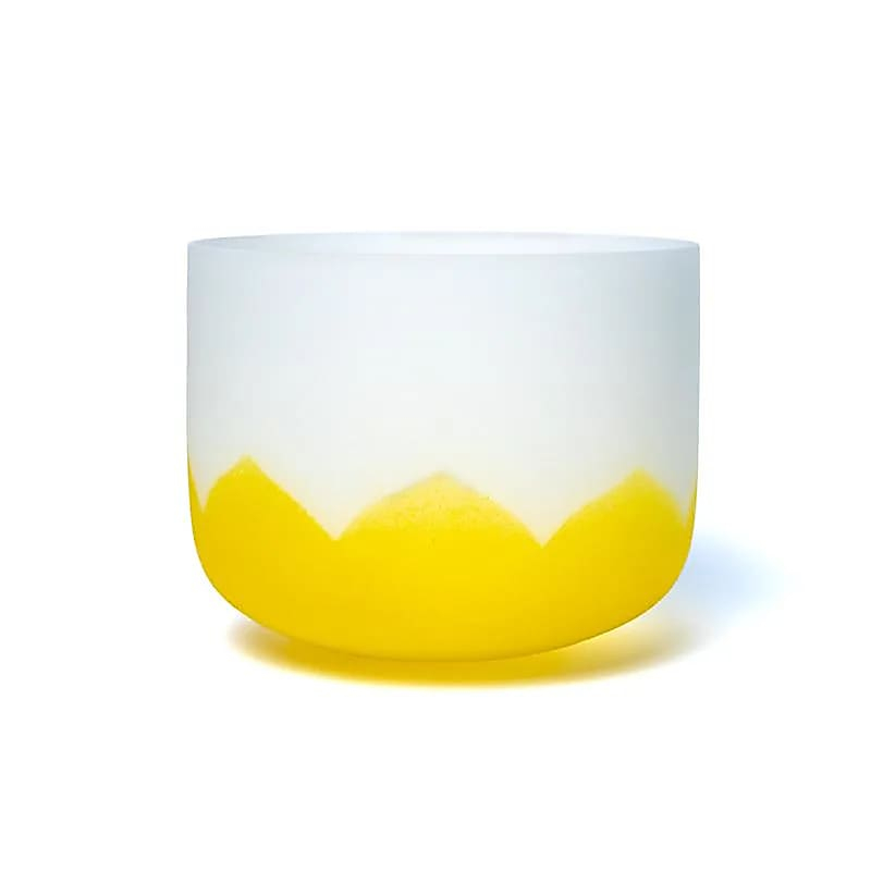 Kryštálová spievajúca miska Lotos - Chakra 3 - 20cm, E-tón, 432Hz