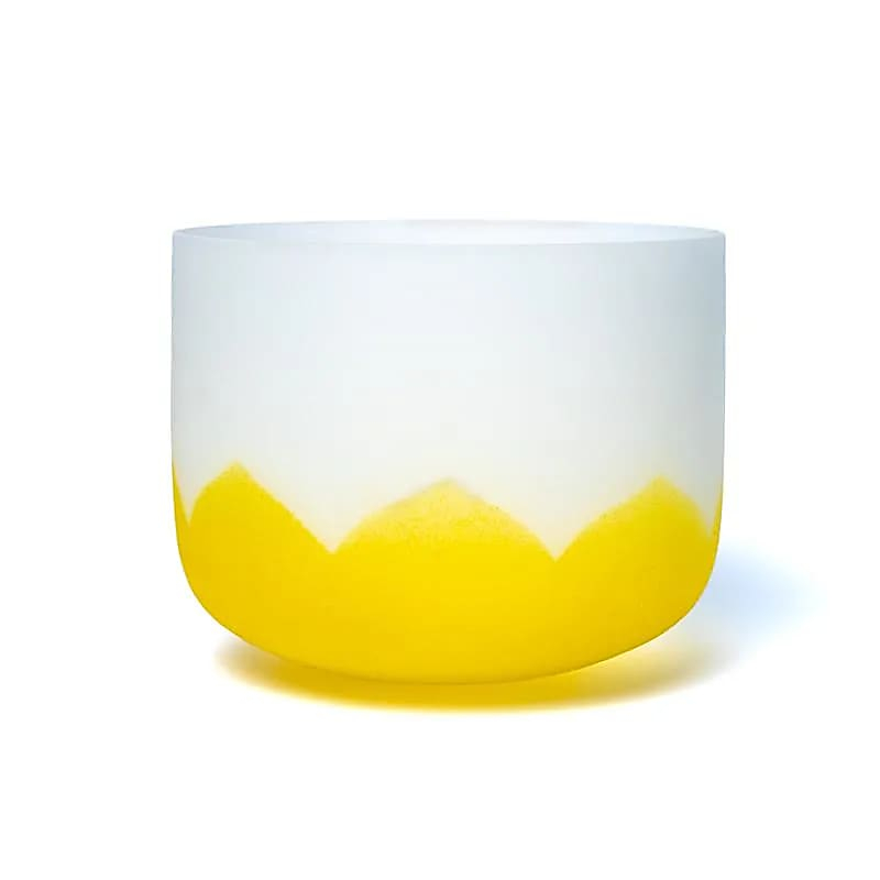 Kryštálová spievajúca miska Lotos - Chakra 3 - 30cm, E-tón, 432Hz