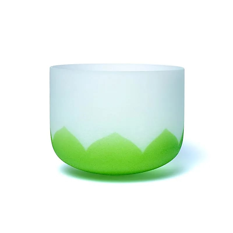 Kryštálová spievajúca miska Lotos - Chakra 4 - 20cm, F-tón, 432Hz