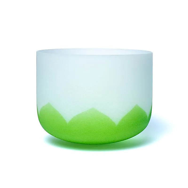 Kryštálová spievajúca miska Lotos - Chakra 4 - 30cm, F-tón, 432Hz