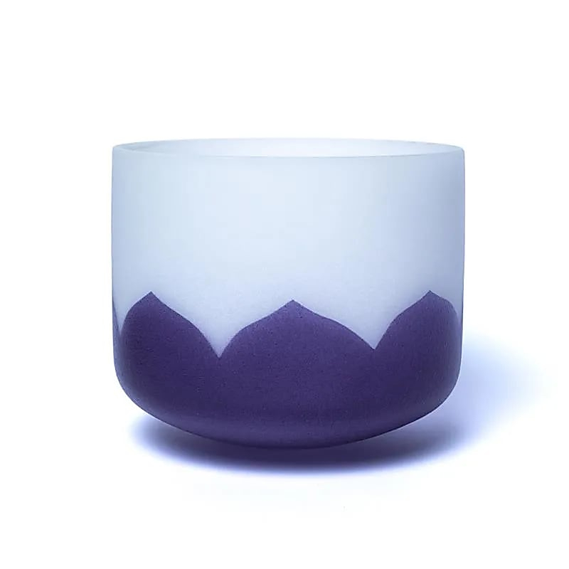 Kryštálová spievajúca miska Lotos - Chakra 6 - 30cm, A-tón, 432Hz