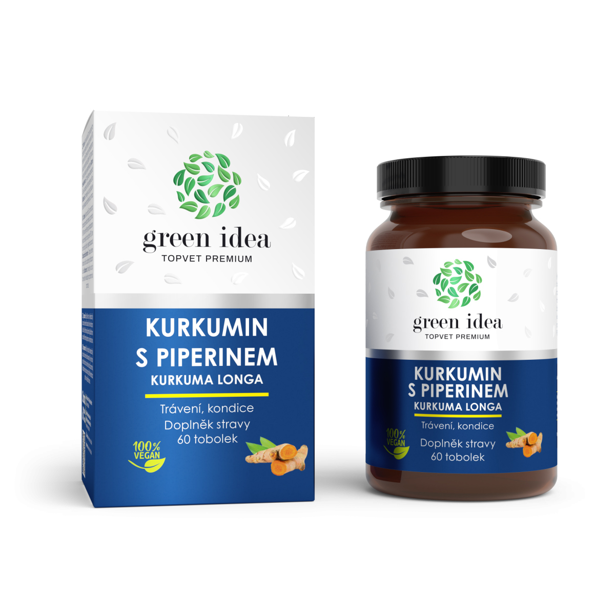 Kurkumín s piperínom - Trávenie, kondícia - Kapsuly