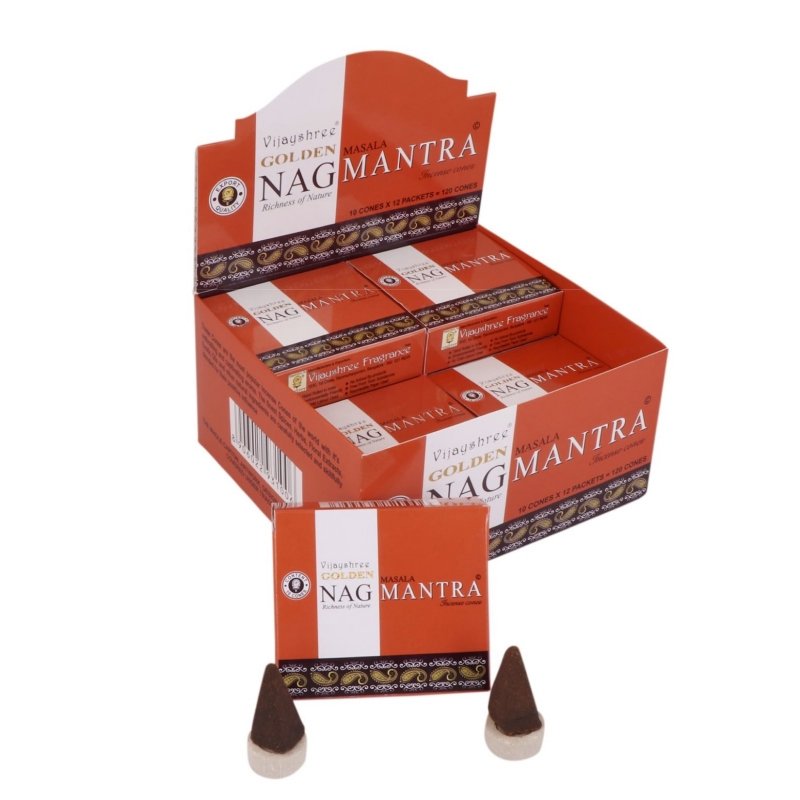 Masala vonné kužele GOLDEN NAG - Mantra