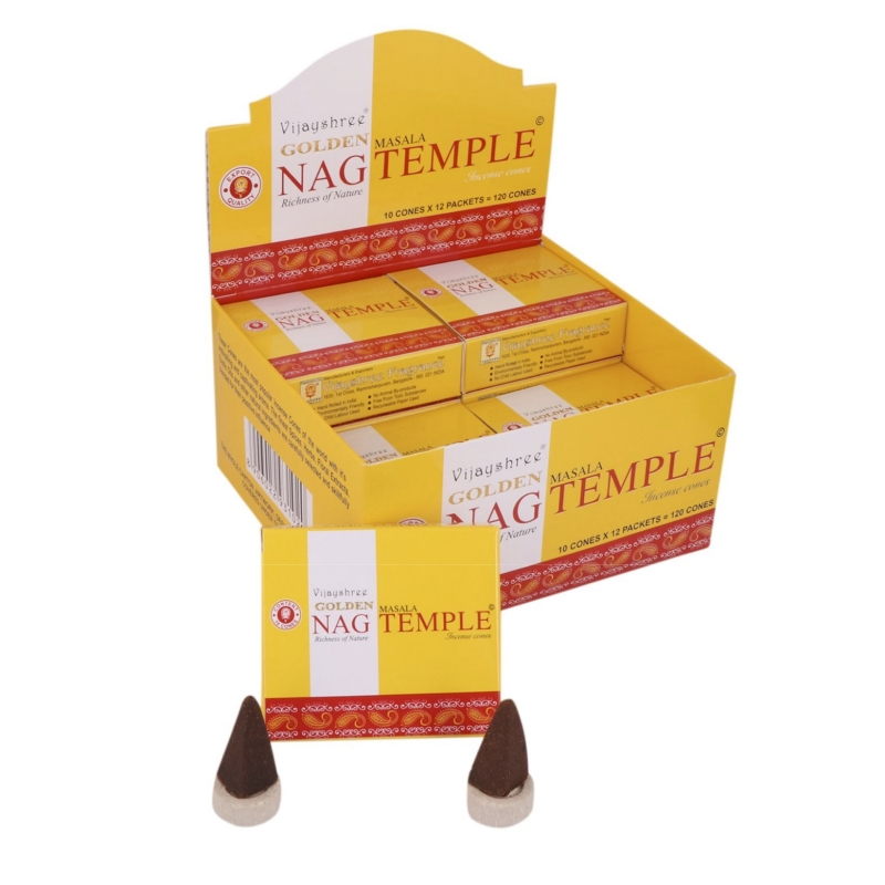 Masala vonné kužele GOLDEN NAG - Temple