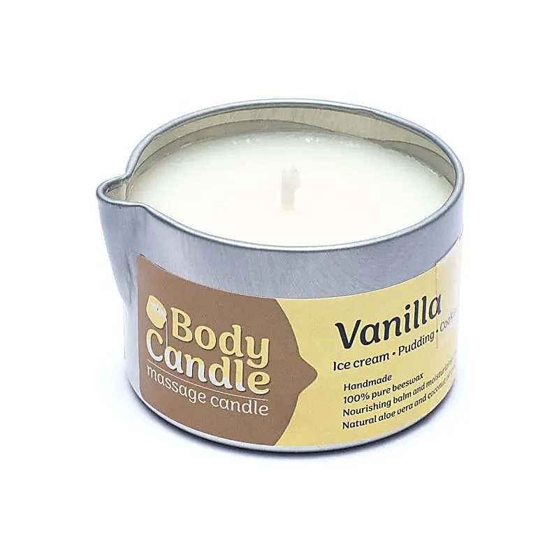 Masážna sviečka z včelieho vosku – Vanilka, 100 ml