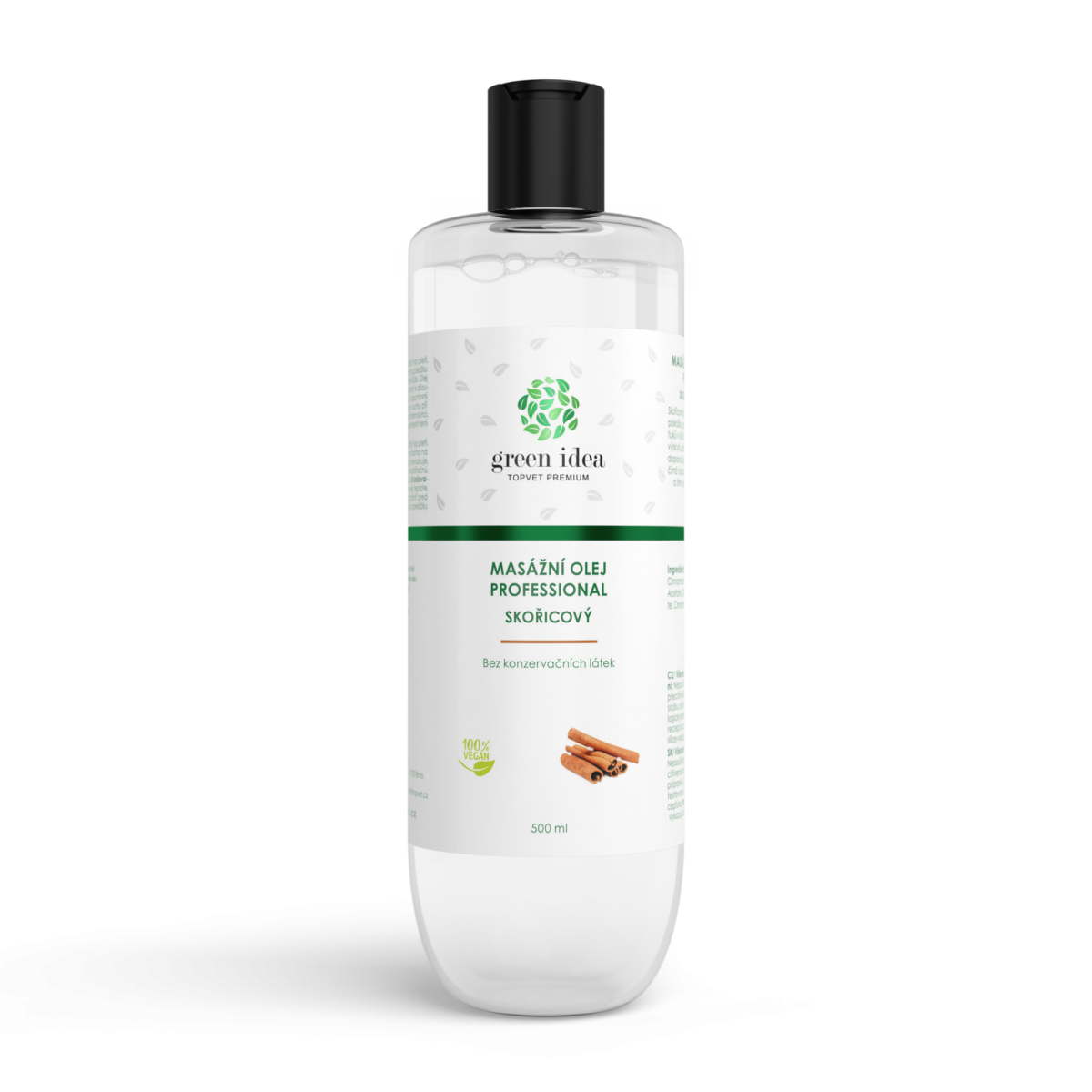 Masážny olej - Škoricový, 500ml