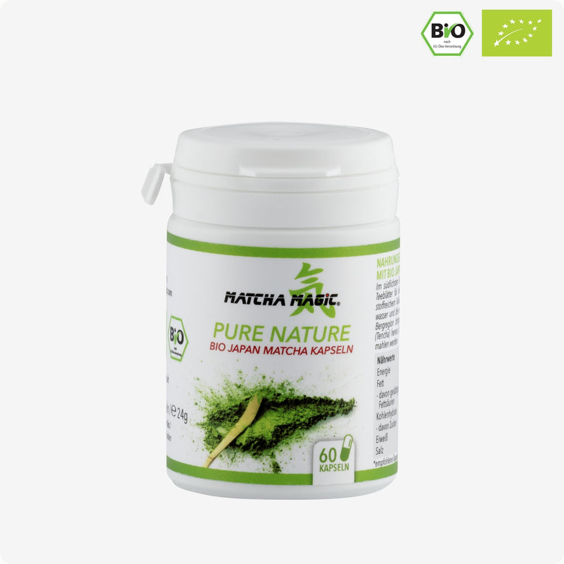 Matcha kapsuly BIO – 60 ks (300 mg/kapsula)