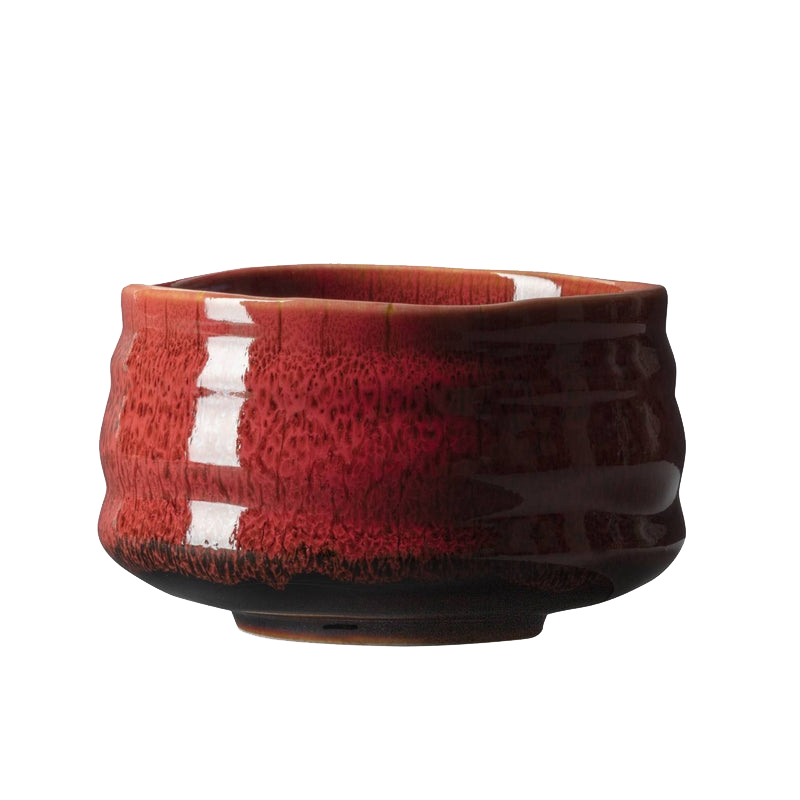 Matcha misa „Shinku“ (chawan) – 430 ml, tmavočervená