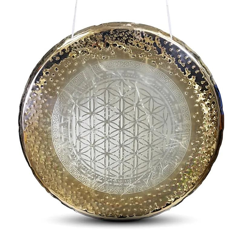 Mirror Gong, 50cm - flower of life
