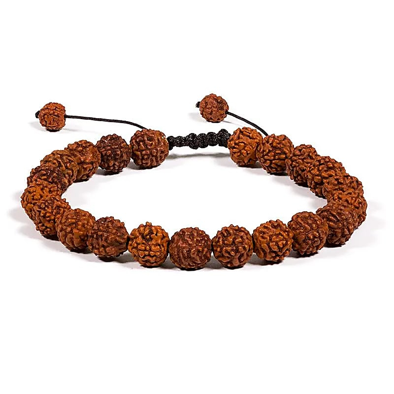 Náramok - Rudraksha + 5 mukhi