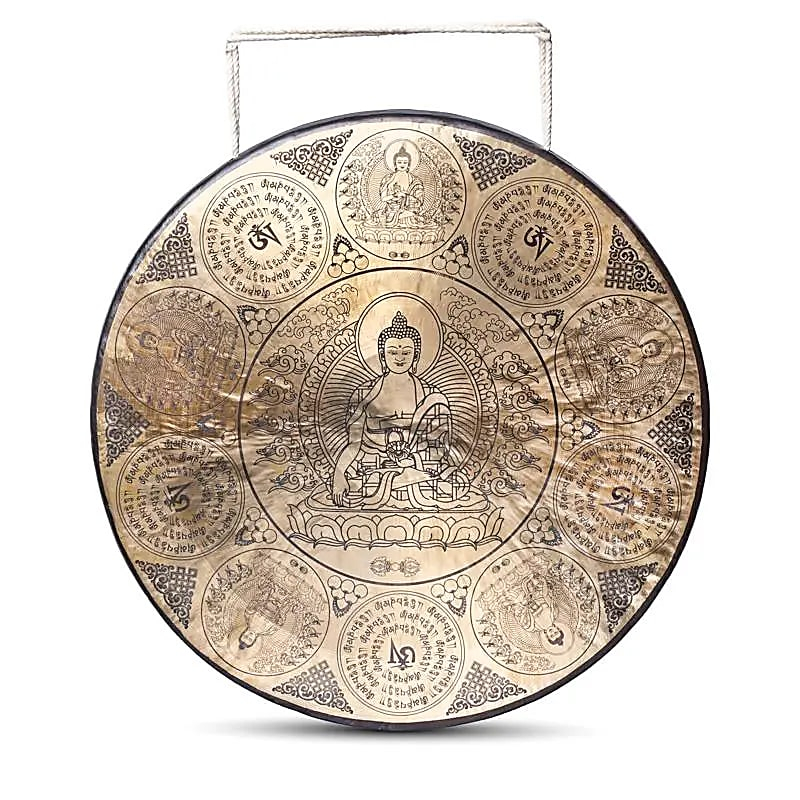 Nepálsky gong Buddha Shakyamuni 60 cm
