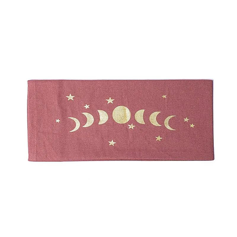 Obliečka na očný vankúš – Moon Phases, organická bavlna (GOTS), 23,5 × 10 cm