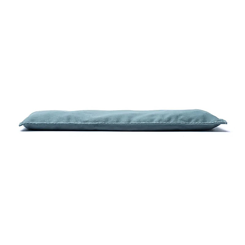 Očný vankúš s harmančekom a bio ľanovým semenom – tmavozelený, 140 g (22×8 cm)