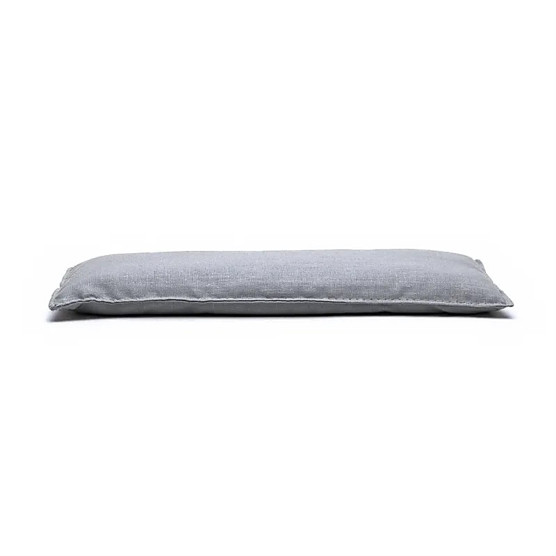 Očný vankúš s levanduľou a bio ľanovým semenom – šedohnedý, 140 g (22×8 cm)