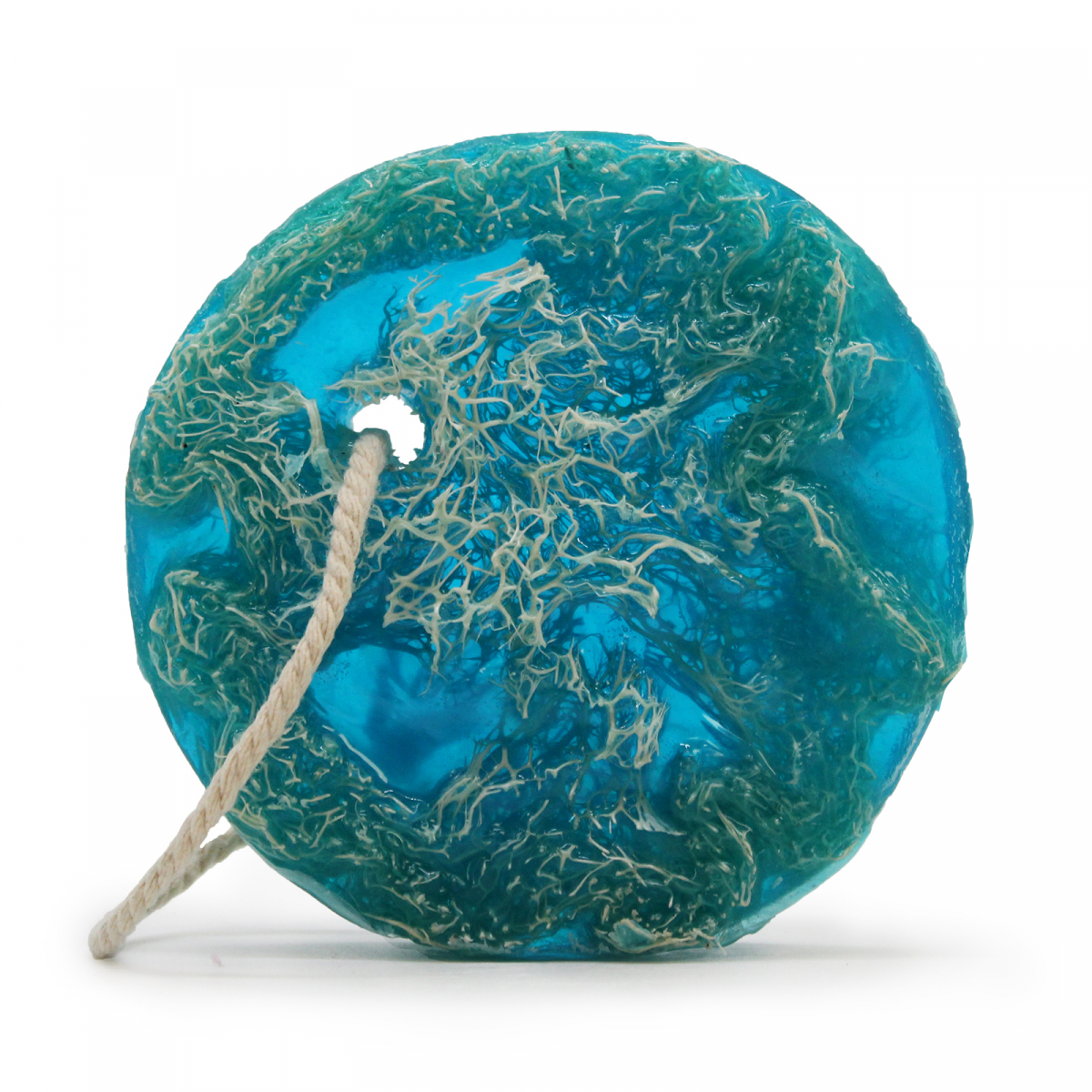 Peelingové Mydlo  s lufou - Malina a Granátové Jablko