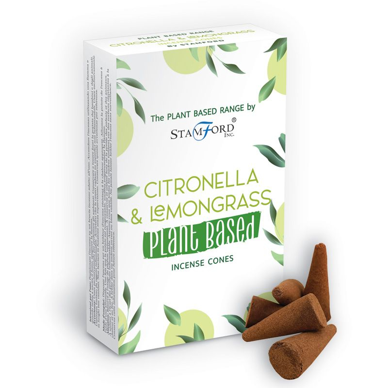 Rastlinné vonné kužele  - Citronella a Citrónová tráva