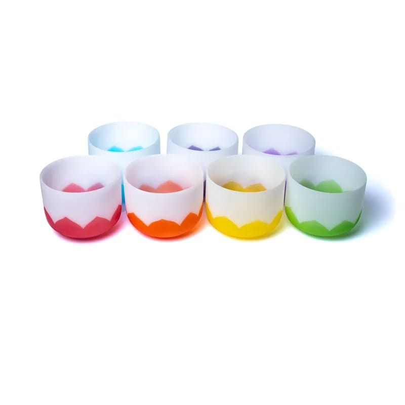 SET kryštálové spievajúce misky  7x Lotos Chakra - 20-30cm, 432Hz
