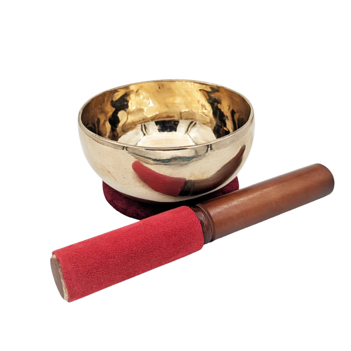 Spievajúca miska 300-400g, 11-12cm - SET (Sundara+palička+podložka)