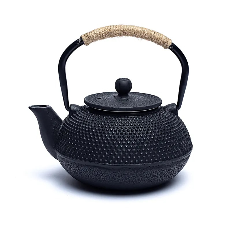 Tetsukyusu smaltovaná kanvica 0,6 l čierna