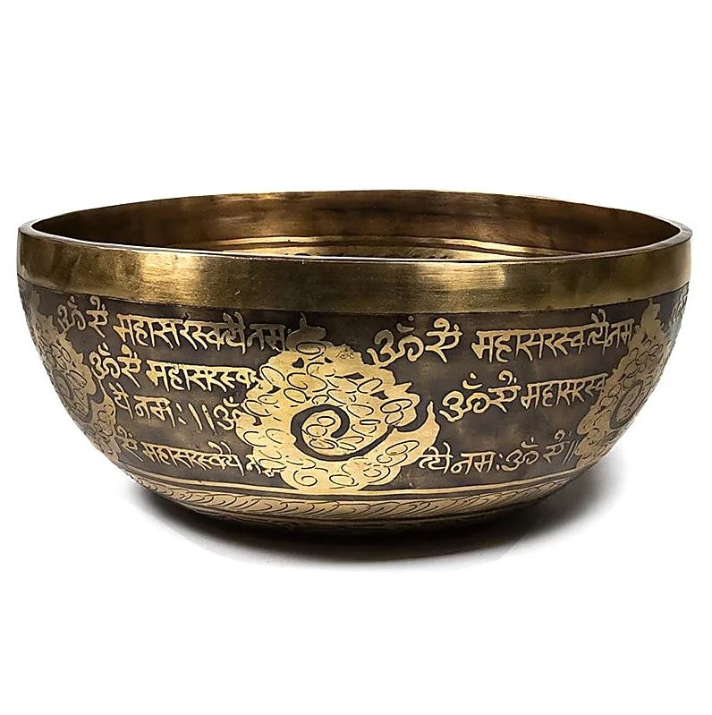 Tibetská miska s obrazom Saraswati ±2000-2200g