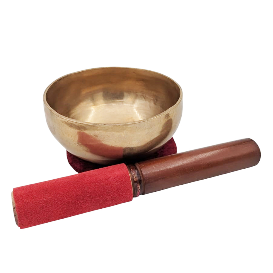 Tibetská spievajúca miska SET - Ohm  300-375g, 10-10.5cm + palička + podložka