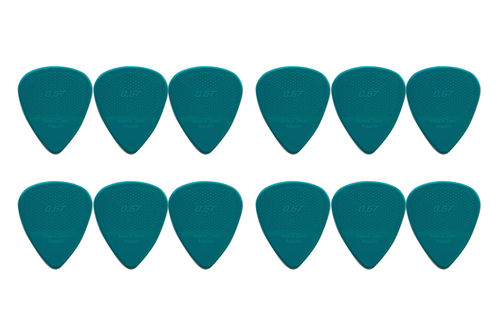 Trsátko D-Grip Pick 351 Turquoise 0,67 12ks Nylon Janicek