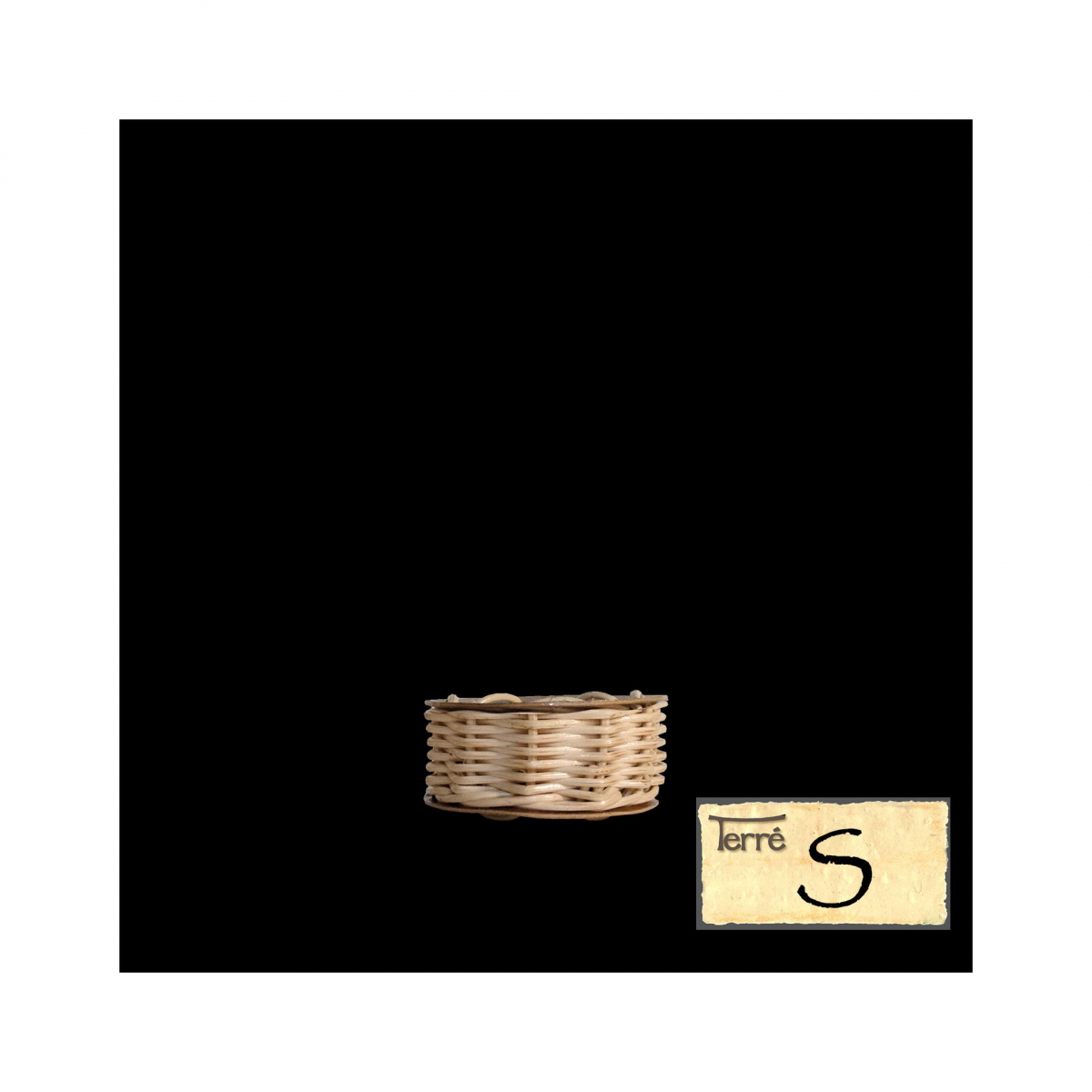 Valcový ratanový šejker s kalabasovým vekom, veľkosť S