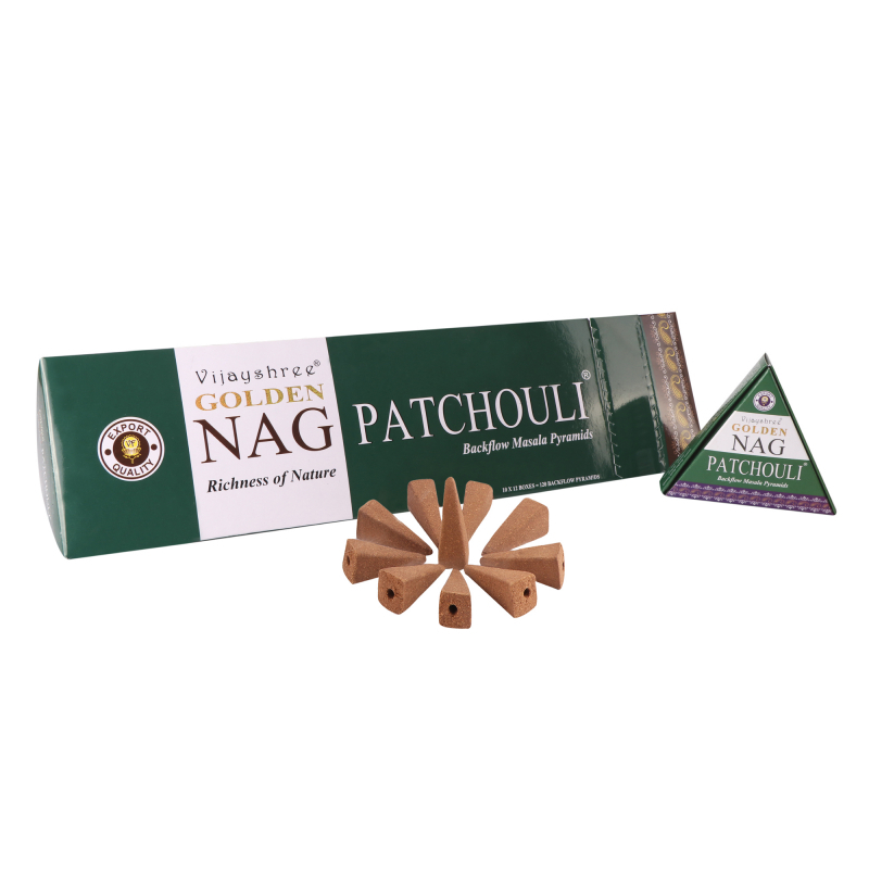 Vonné kužele GOLDEN NAG - tečúci dym - Pačuli